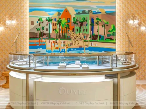 Custom Fluted Wood Jewelry Desk 01