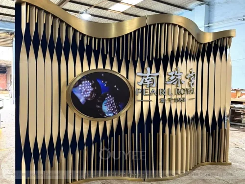 Custom Marble Accent Jewelry Showcases 01