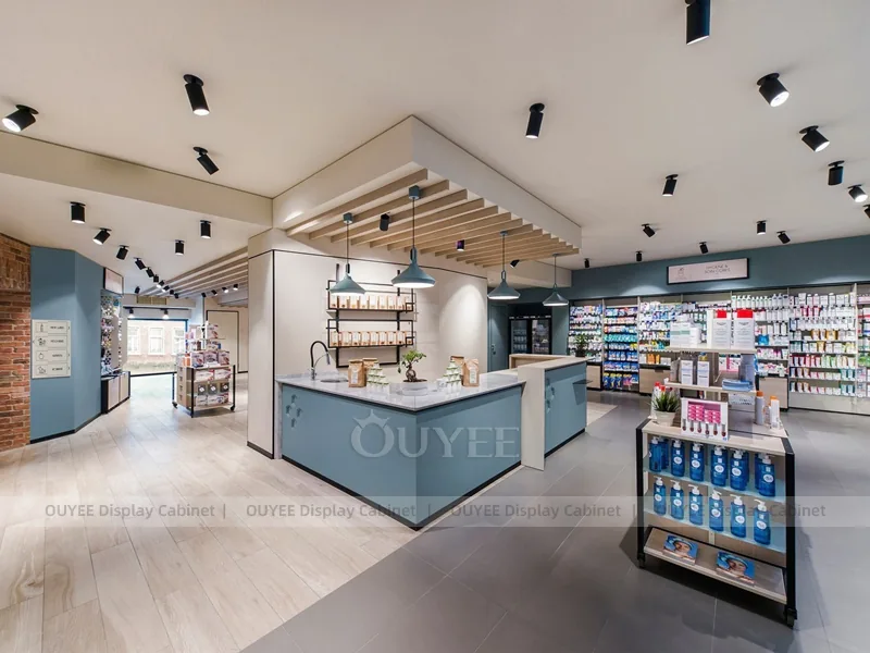 Dark Green Pharmacy Counter - Image 4
