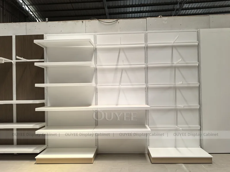 Dark Wood Slatwall Clothing Store Display - Image 5