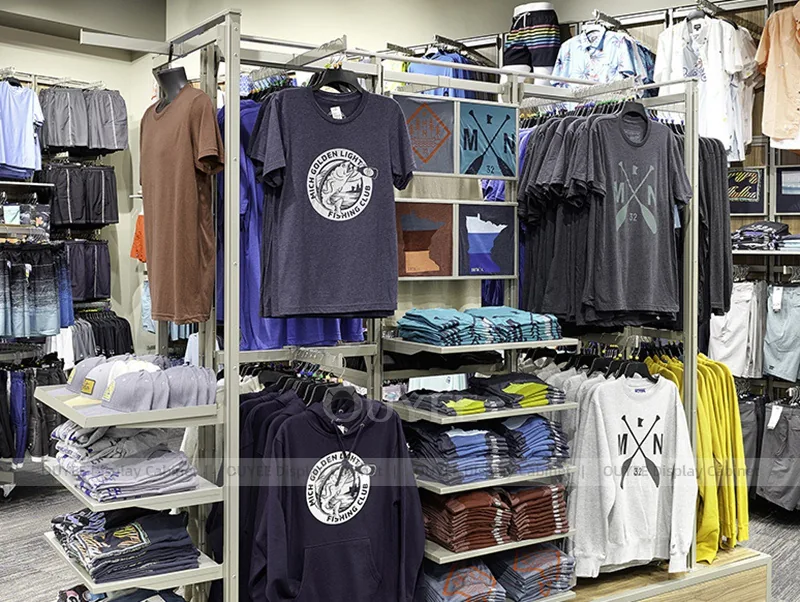 Denim Folding Tables Clothing Store Display 05