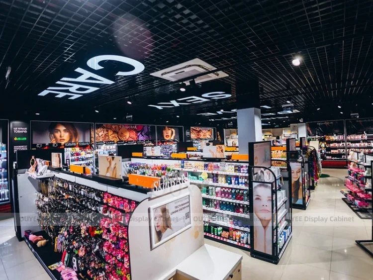EIA Night Storefront Cosmetic Shop Display | Custom Cosmetic Display ...