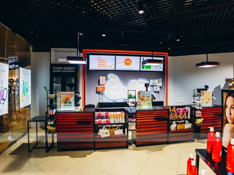 EIA Night Storefront Cosmetic Shop Display | Custom Cosmetic Display ...