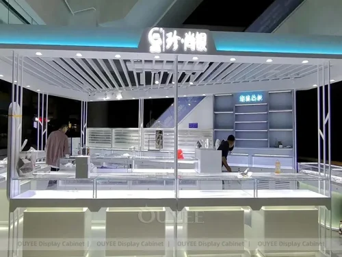 Elegant Walnut Jewelry Cabinets 01