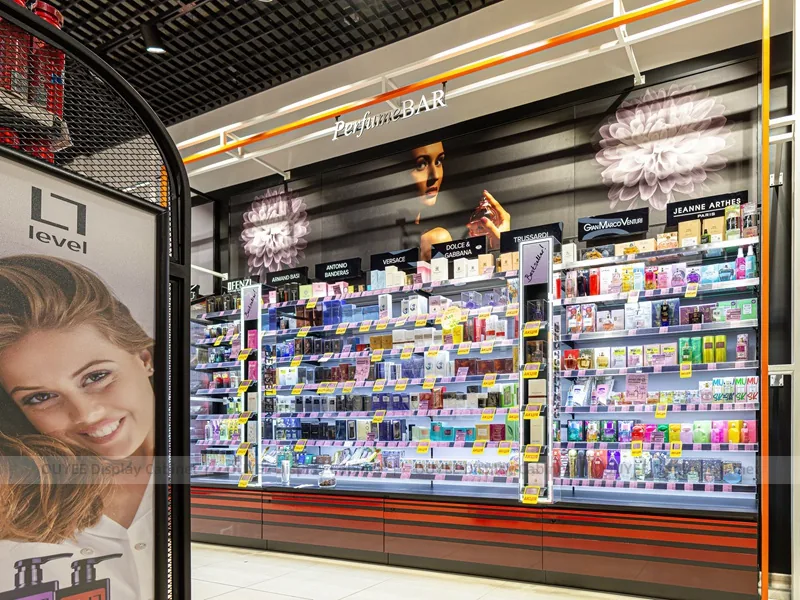 Eva Beauty Counter Curved Hair Beauty Shop Display - Image 3