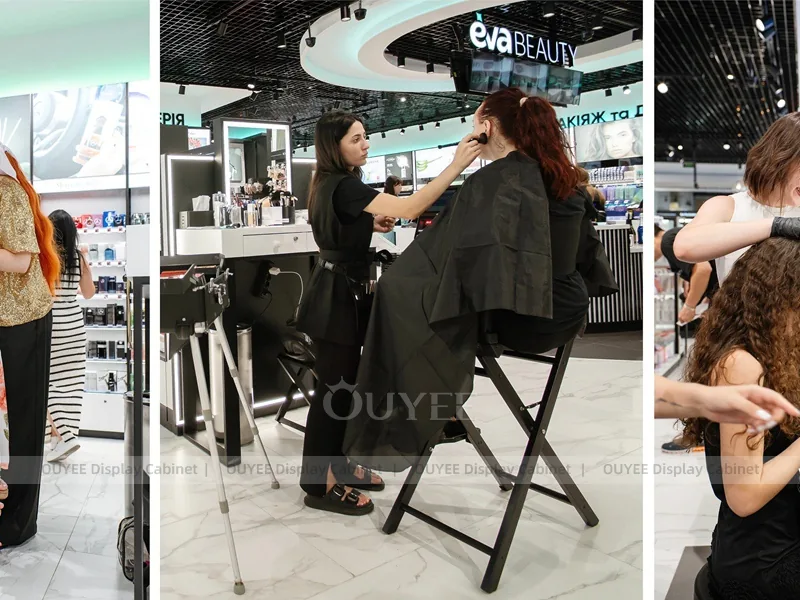 Eva Beauty Entrance Black Wig Display - Image 3