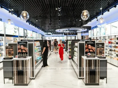 Eva Beauty Retail Aisle Black Wig Display