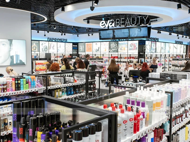 Eva Beauty Retail Aisle Black Wig Display - Image 6