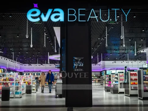 Eva Beauty Storefront Black Wig Display