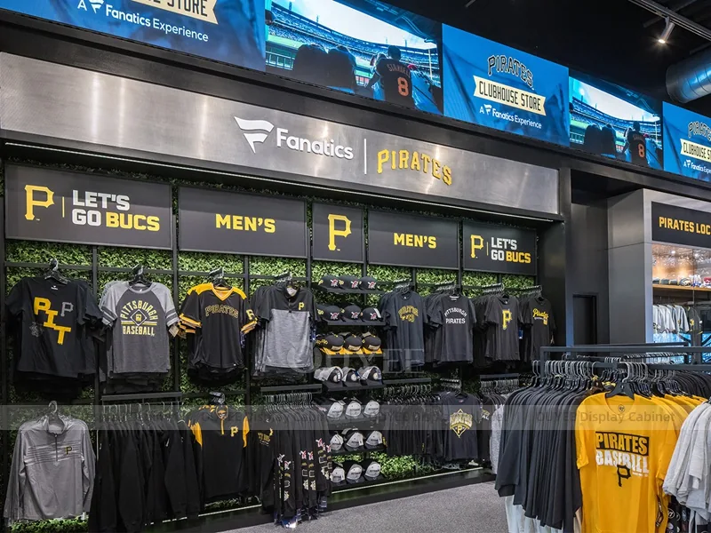 Fan Apparel Cap Wall Display Rack 01
