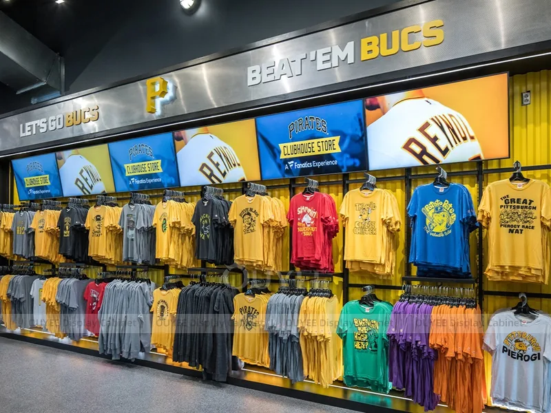 Fan Apparel Cap Wall Display Rack 03