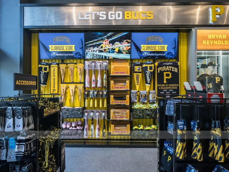 Fan Apparel Cap Wall Display Rack 04
