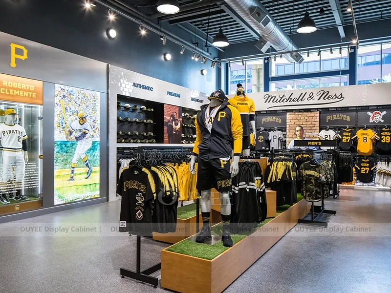 Fan Apparel Cap Wall Display Rack 06