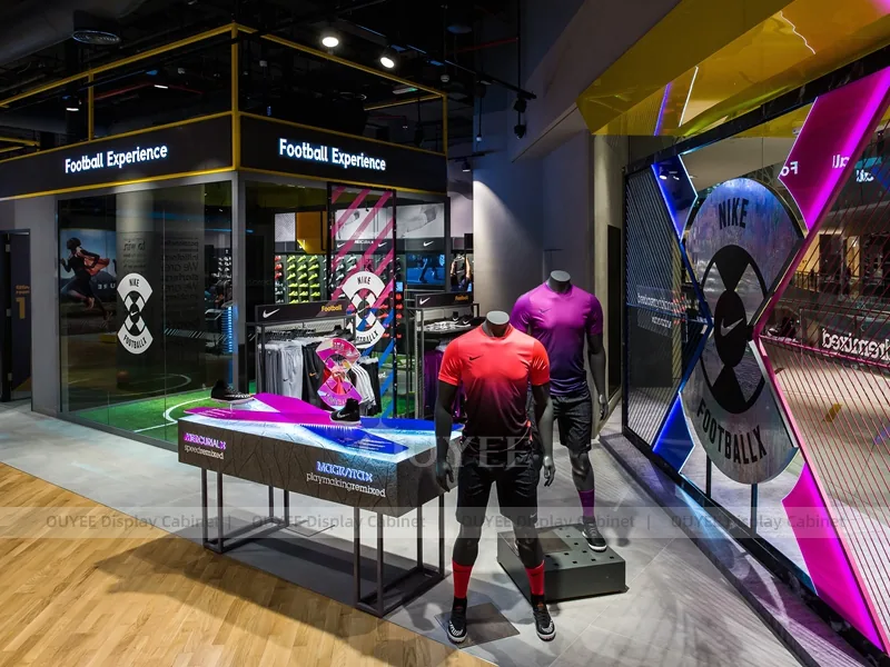 Football Neon Store Sportswear Clothing Store Display