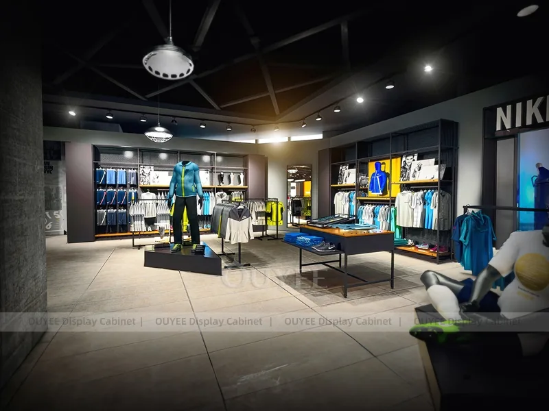 Football Neon Store Sportswear Clothing Store Display - الصورة 6