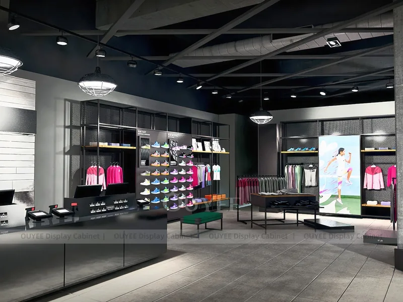 Football Neon Store Sportswear Clothing Store Display - الصورة 10