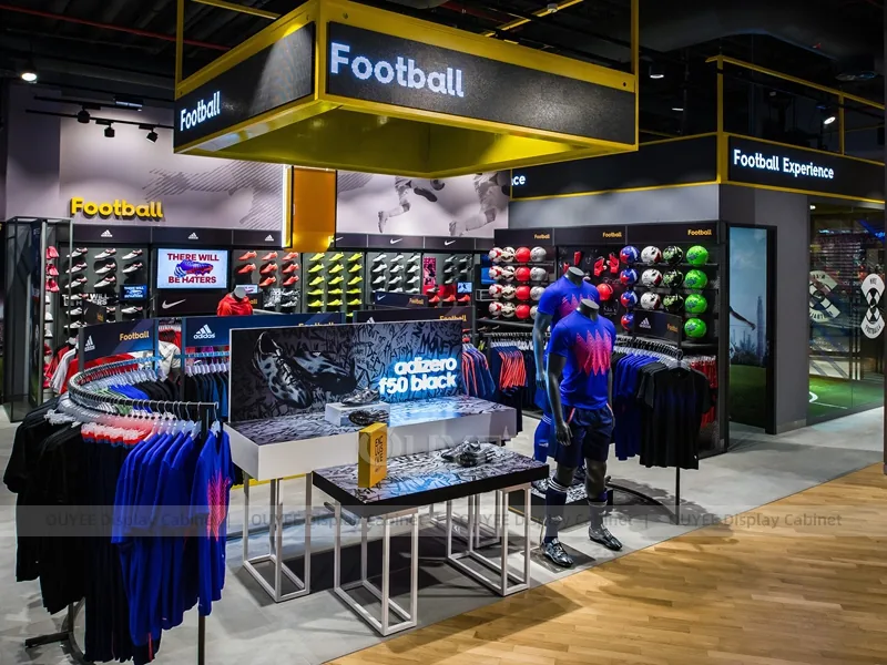 Football Neon Store Sportswear Clothing Store Display - الصورة 11