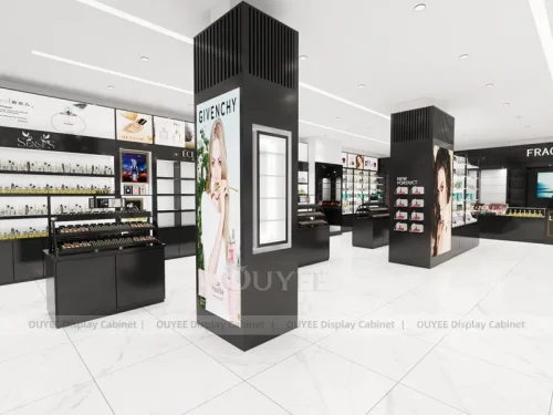 Givenchy Lit Pillar Makeup Store Display