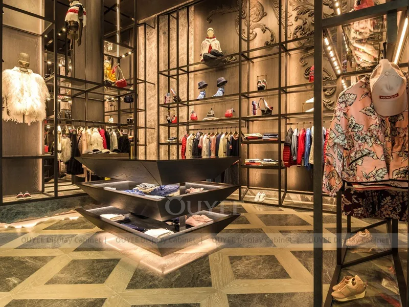 Glass Frame Luxury Store Apparel Shop Display - Image 2