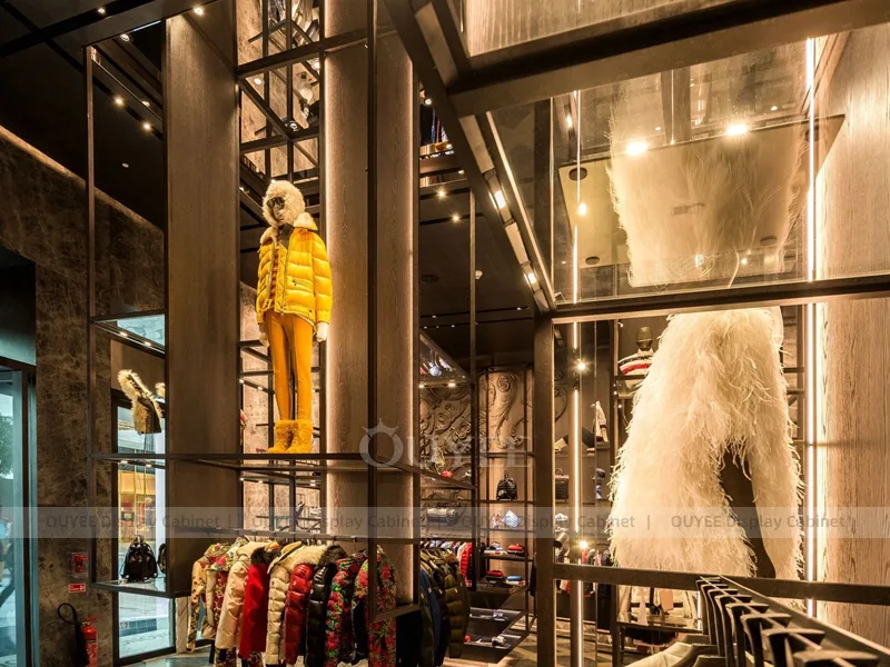 Glass Frame Luxury Store Apparel Shop Display - Image 7