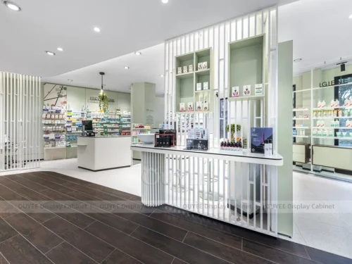 Glass Front Pharmacy Counter