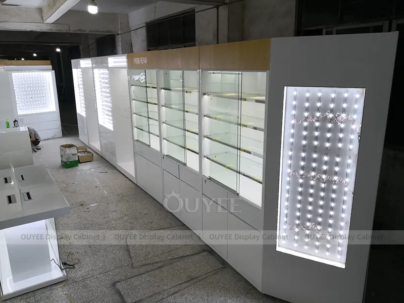Gold And Yellow Complete Phone Store Fixture - Image 5