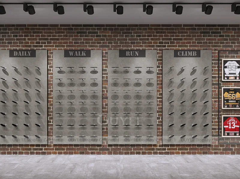 Gray Metal Apparel Wall Clothing Store Display - Image 5