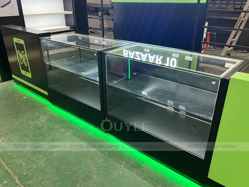 Green And Blue LED Phone Display Fixture - Image 4