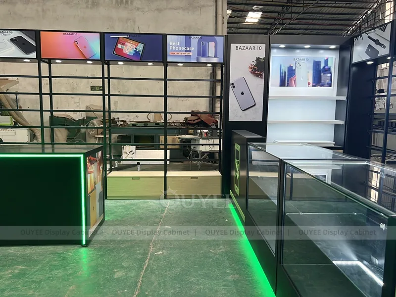 Green And Blue LED Phone Display Fixture - Image 5
