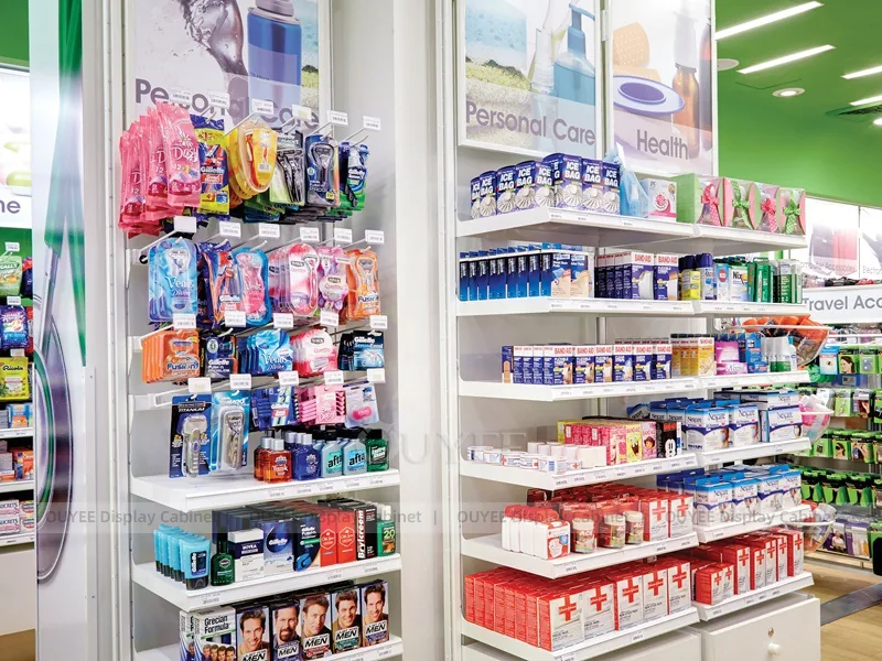 Green Retail Aisle Display Rack 05