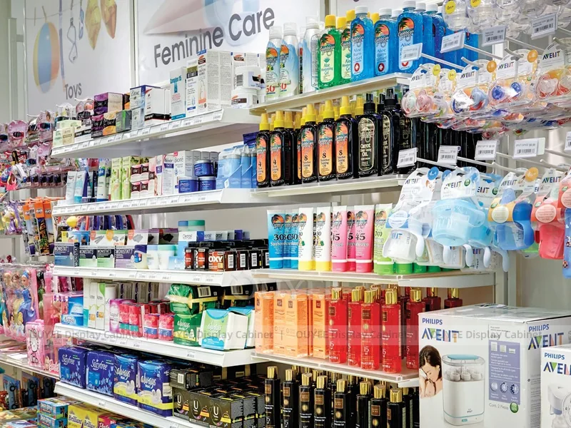 Green Retail Aisle Display Rack 06