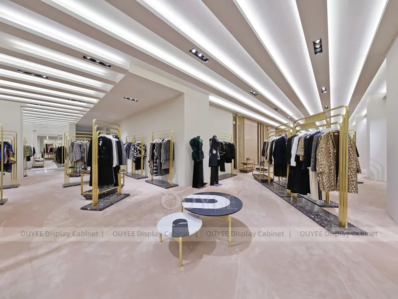 Green Sofa Boutique Apparel Shop Display - Image 3
