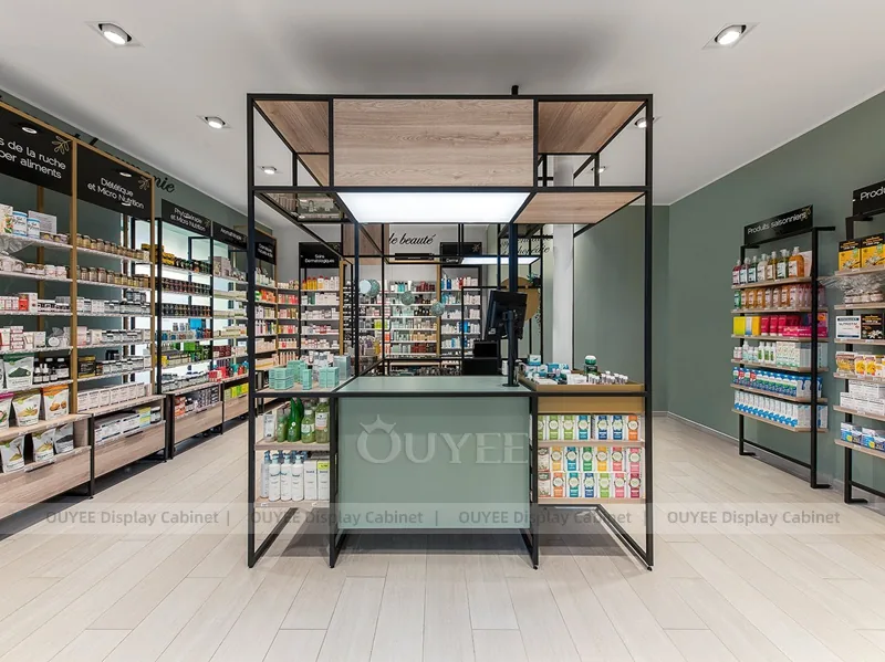 Green Wall Pharmacy Shelving - Image 4