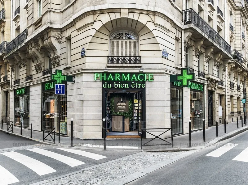 Green Wall Pharmacy Shelving - Image 7