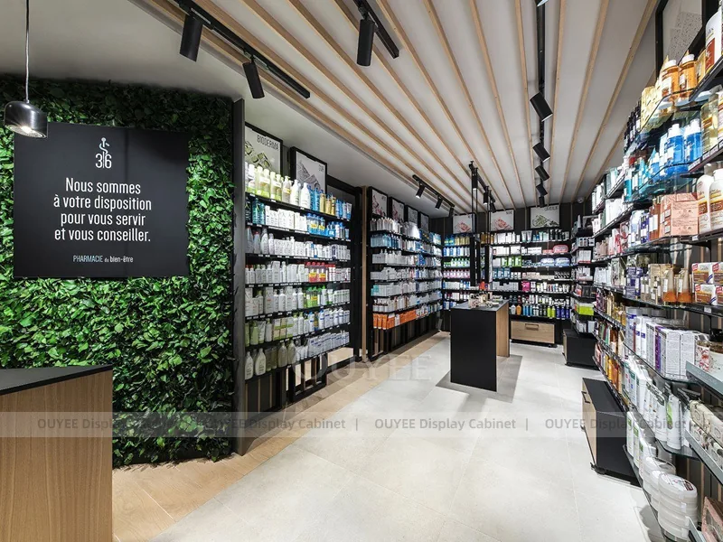 Green Wall Pharmacy Shelving - Image 11