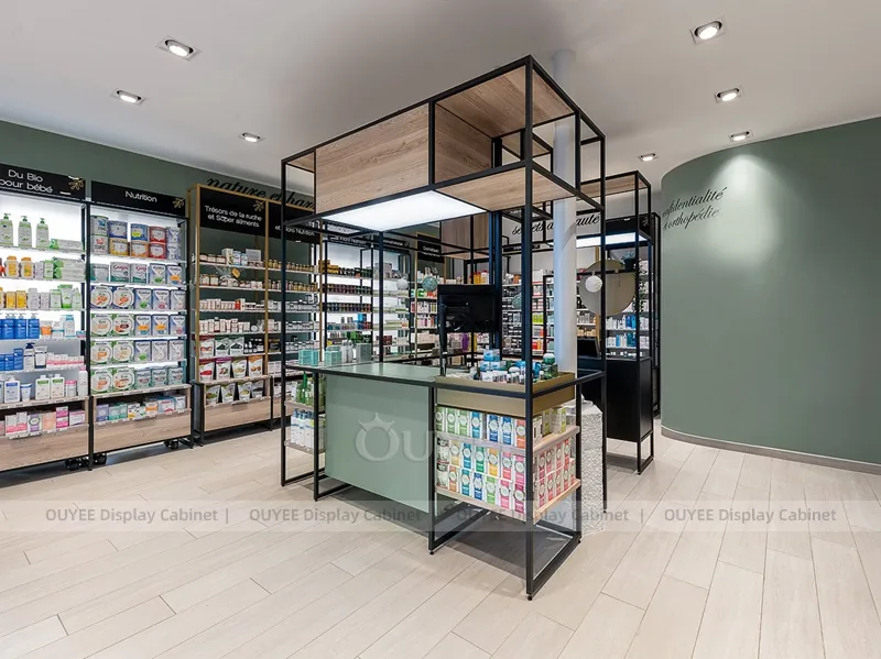 Green Wall Pharmacy Shelving - Image 13