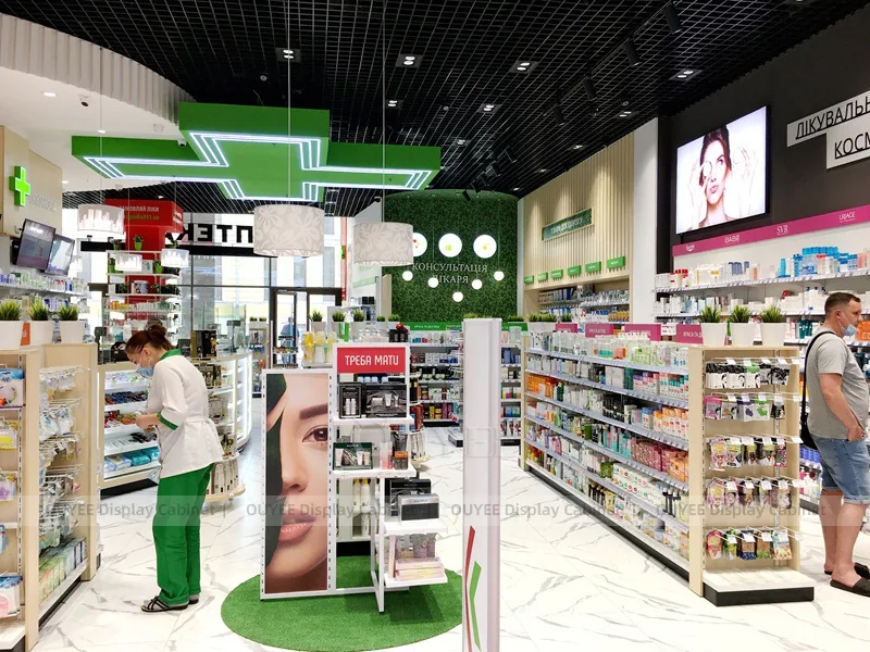 Green White Pharmacy Counter - Image 2