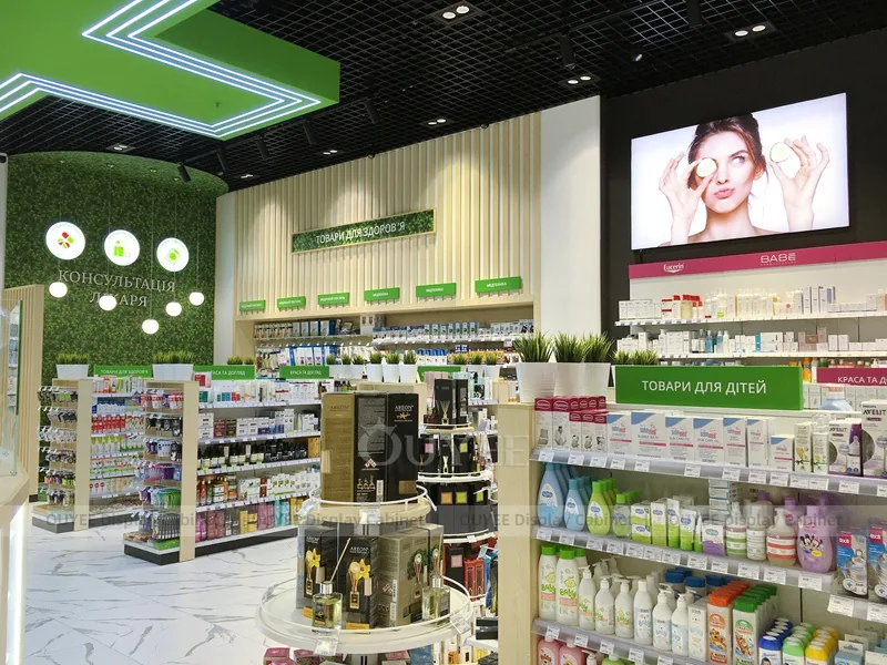 Green White Pharmacy Counter - Image 8
