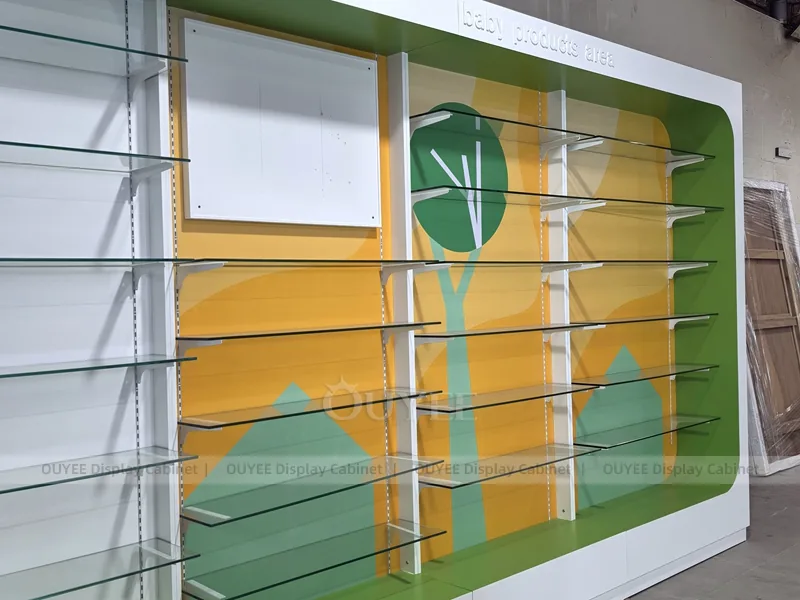 Green White Pharmacy Checkout Counter - Image 6