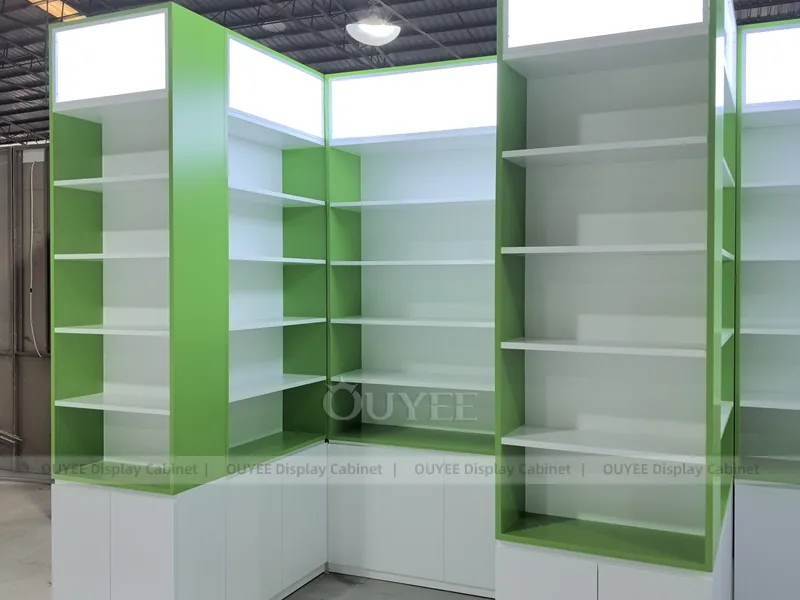 Green White Pharmacy Display - Image 2