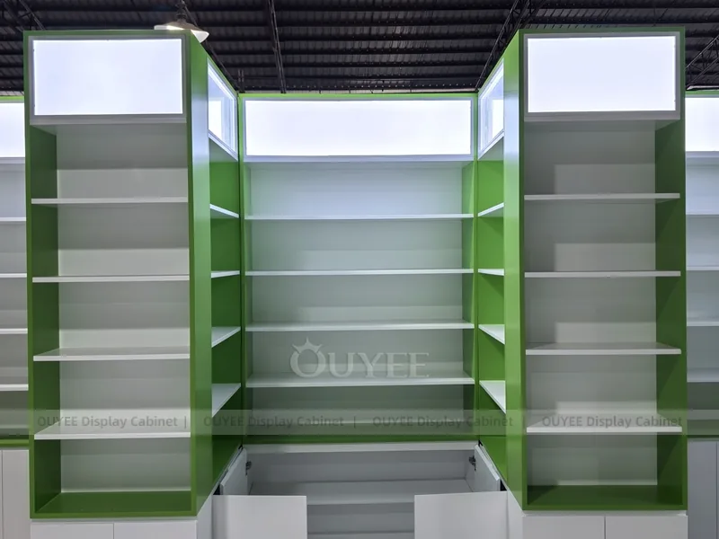 Green White Pharmacy Display - Image 3