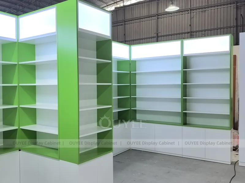 Green White Pharmacy Display - Image 4