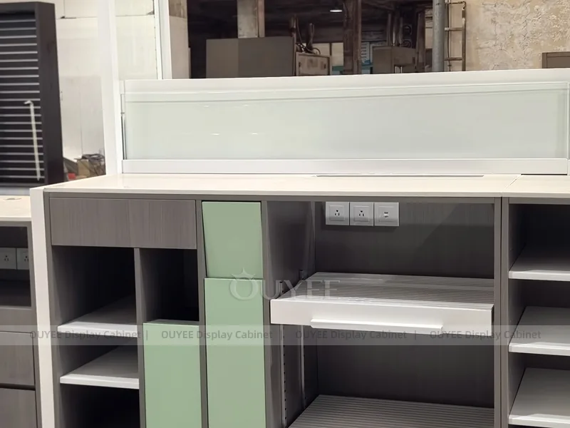 Green White Pharmacy Gondola With Endcap - Image 6