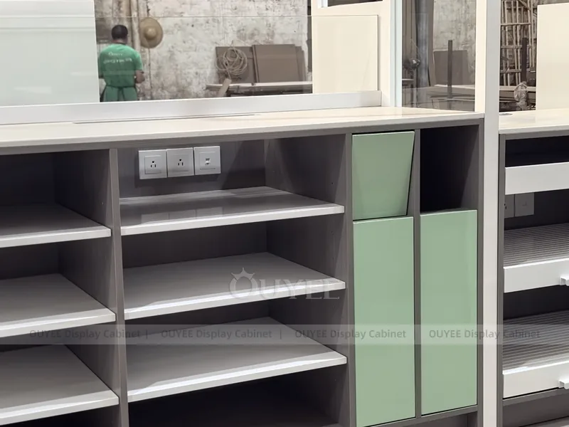 Green White Pharmacy Gondola With Endcap - Image 7