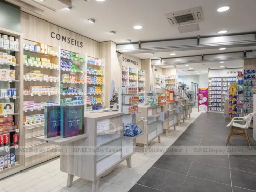 Grey Floor Pharmacy Display
