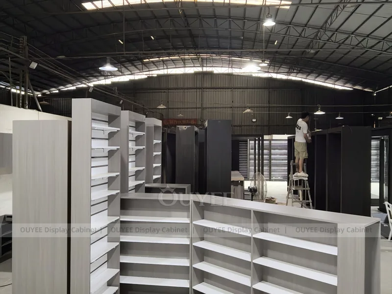 Grey Green Pharmacy Shelving - Image 9