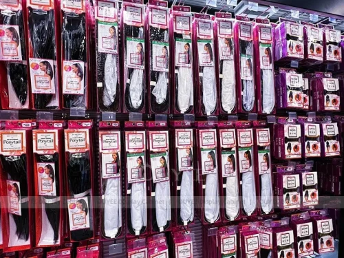 Hair Extension Pack Wall Hair Extension Display
