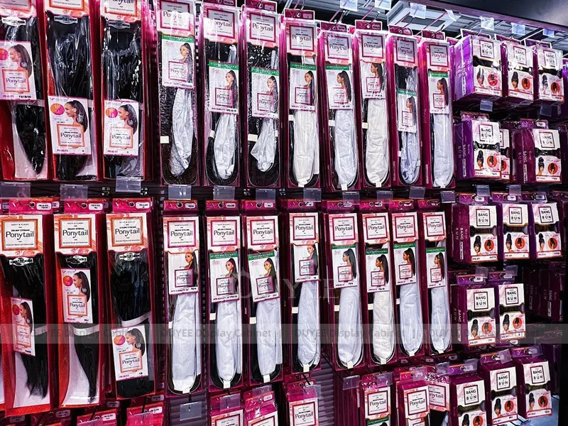 Hair Extension Pack Wall Hair Extension Display