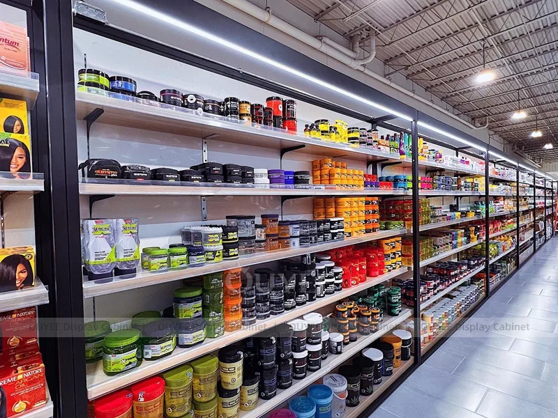 Hair Extension Wall Shelving Hair Extension Display
