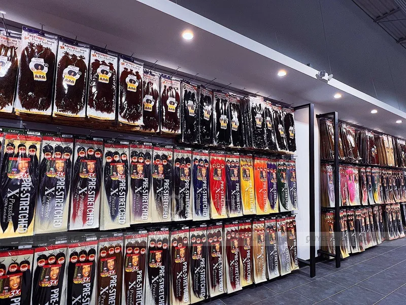 Hair Extension Wall Shelving Hair Extension Display - Image 2